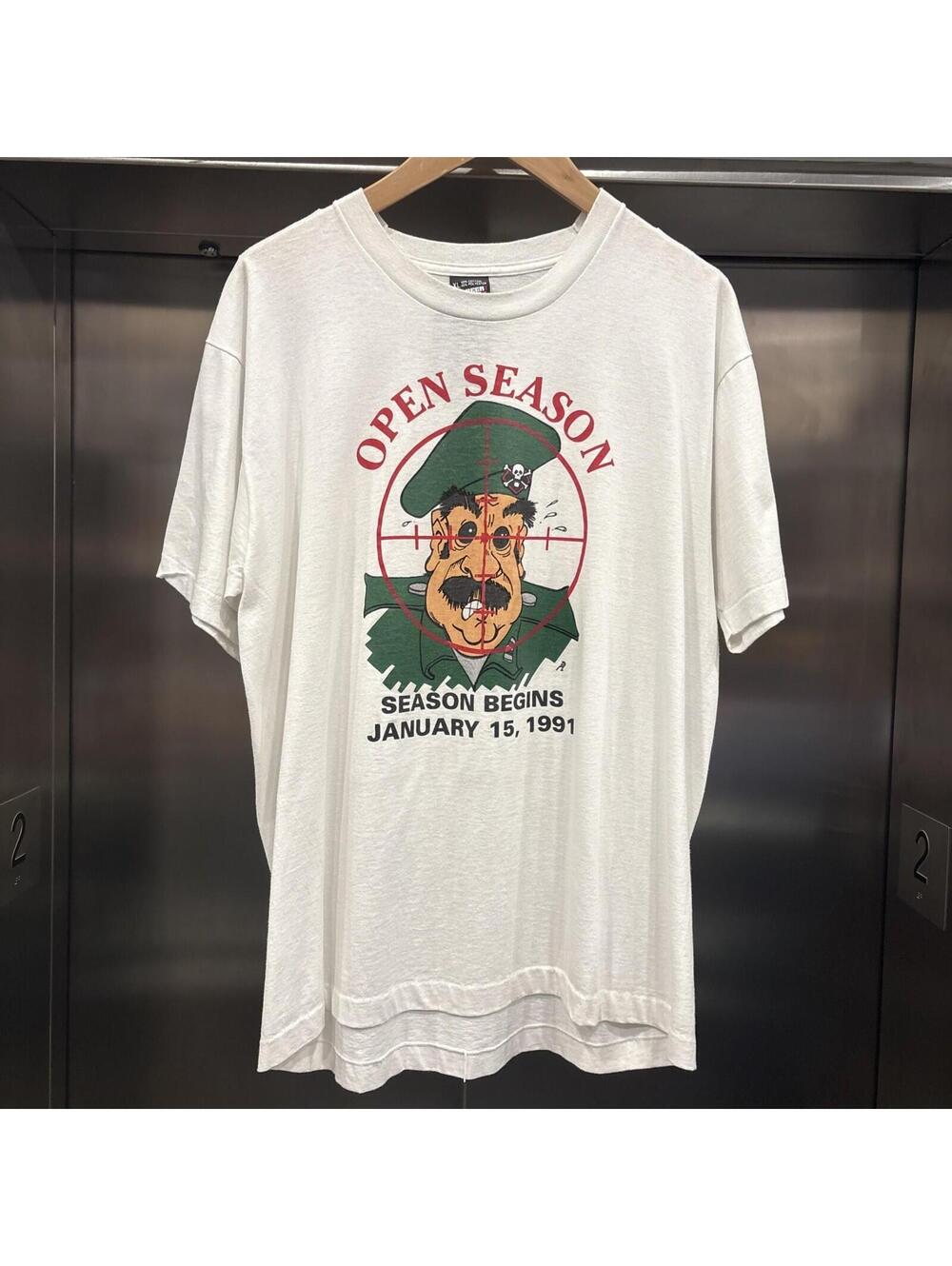 Vintage 90s Open Season “Saddam Hussain “ Single-stitch Tee